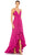 Mac Duggal 67992 - Sleeveless Ruffled Formal Dress Evening Dresses 0 / Fuchsia