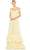 Mac Duggal 68086 - Off Shoulder Ruffled A-Line Prom Dress Prom Dresses 0 / Butter
