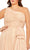 Mac Duggal 68125 - Ruched Bod Asymmetric Shiny Dress Evening Dresses