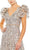 Mac Duggal 68262 - Embroidered Lace A-line Midi Dress Cocktail Dresses