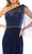 Mac Duggal 79392 - Mesh Beaded One Shoulder Formal Gown Prom Dresses