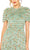 Mac Duggal 8014 - Ruffled Short Sleeve Formal Dress Evening Dresses