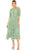 Mac Duggal 8058 - High Neck Ruffled Tea Length Dress Holiday Dresses