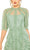 Mac Duggal 8058 - High Neck Ruffled Tea Length Dress Holiday Dresses