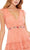 Mac Duggal - 9081 V Neck Floral Knee Length Dress Cocktail Dresses