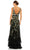 Mac Duggal 9171 - Floral Applique A-Line Evening Gown Prom Dresses