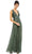 Mac Duggal 93570 - Sequin Embellished Sleeveless Evening Dress Prom Dresses 0 / Forest Green
