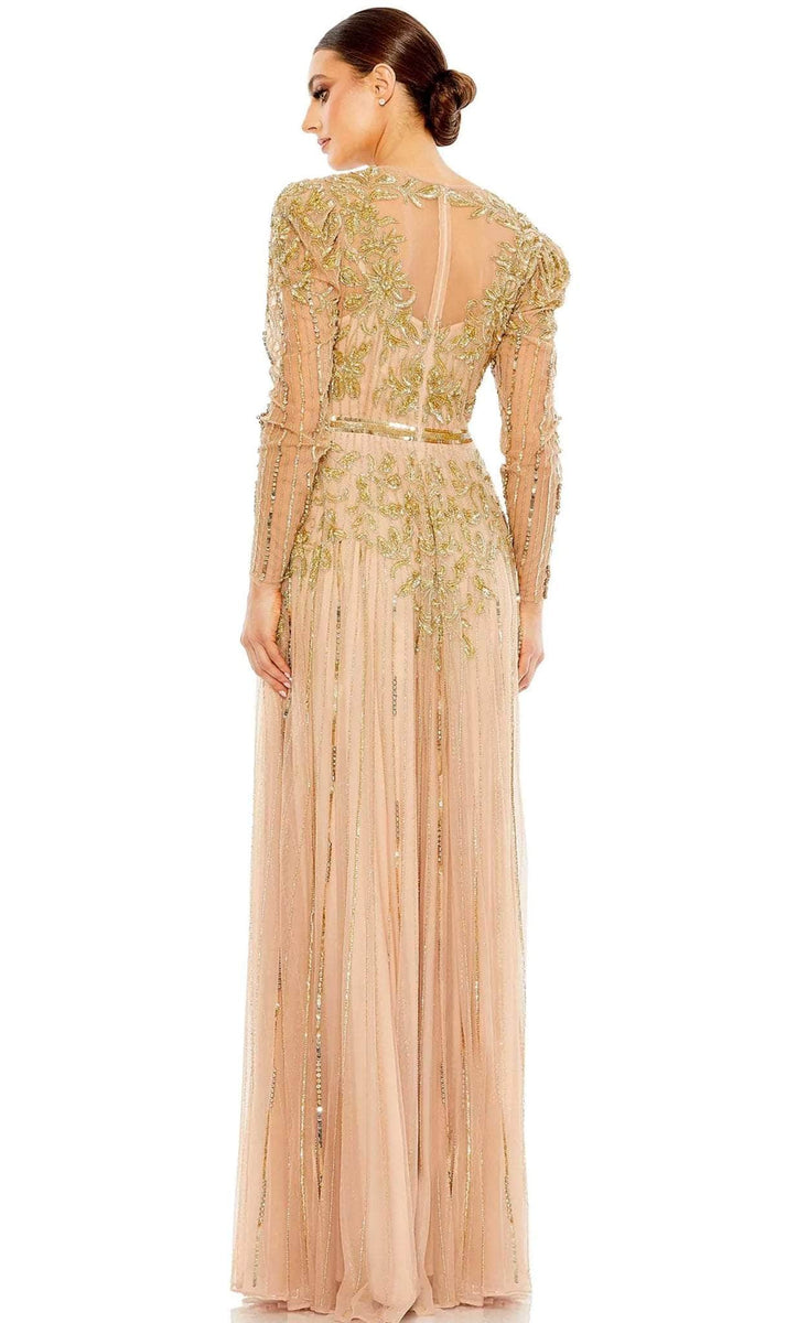 Mac Duggal Couture - 4316D Sequined Mesh Lace Gown