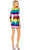 Mac Duggal 93724 - Rainbow Striped Cocktail Dress Cocktail Dresses