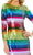 Mac Duggal 93724 - Rainbow Striped Cocktail Dress Cocktail Dresses