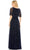 Mac Duggal 93784 - Cape Sleeve V-Neck Evening Dress Mother of the Bride Dresses