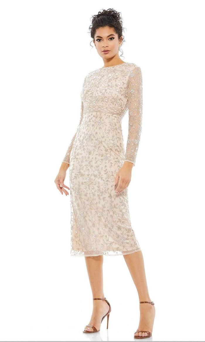 Mac Duggal Cocktail - 10812D Jewel Knee-Length Sheath Dress – Couture Candy