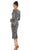 Mac Duggal Cocktail - 5472D Tea Length Geo-Beaded Dress Special Occasion Dress