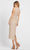 Mac Duggal Evening - 10509D Embellished Scoop Neck Tea Length Dress Cocktail Dresses