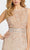 Mac Duggal Evening - 10509D Embellished Scoop Neck Tea Length Dress Cocktail Dresses