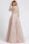 Mac Duggal Evening - 11121D Embroidered Long Sleeve A-line Dress Evening Dresses