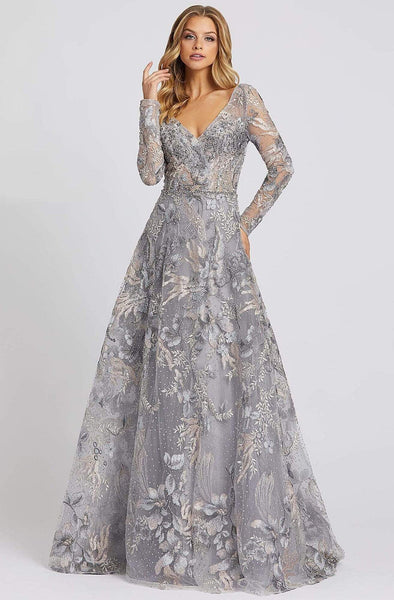 Mac Duggal Evening - 20214D Illusion Long Sleeve Mother of the Bride G Couture Candy Mac Duggal Evening - 20214D Illusion Long Sleeve Mother of the Bride G Couture Candy