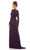 Mac Duggal Evening - 5056D Long Sleeve Beaded High Slit Gown Evening Dresses