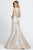Mac Duggal Evening - 66975D Asymmetric Fitted Long Trumpet Gown Evening Dresses