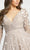 Mac Duggal Evening - 67387D V Neckline 3D Floral Lace A-Line Dress Cocktail Dresses