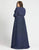 Mac Duggal Fabulouss - 48892F Long Sleeves Glittered A-line Gown Prom Dresses