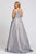 Mac Duggal Fabulouss - 48978F V-Neck Ruffled A-line Dress Evening Dresses