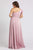 Mac Duggal Fabulouss - 48979F Ruffled Sleeve Asymmetric Long Dress Evening Dresses