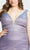 Mac Duggal Fabulouss - 49227F Embellished Deep V Neck Sheath Dress Homecoming Dresses
