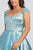 Mac Duggal Fabulouss - 67236F Cap Sleeved Shiny Long Ballgown Ball Gowns