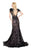 Mac Duggal - Feathered Lace Mermaid Gown 79230R - 1 pc Black in Size 4 Available CCSALE