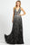 Mac Duggal - Glimmering Sequin Embellished A-Line Prom Gown 4906M - 1 pc Black / Silver in Size 10 Available CCSALE 10 / Black / Silver