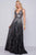Mac Duggal - Glimmering Sequin Embellished A-Line Prom Gown 4906M - 1 pc Black / Silver in Size 10 Available CCSALE
