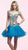 Mac Duggal Prom 82095 Sequined Deep V-back Dress CCSALE 8 / Turqoise