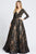 Mac Duggal - Sequin Deep V-neck Ballgown 66334H - 1 pc Black in Size 18 Available CCSALE 10 / Black