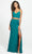 Madison James - 19-123 Crop Top Sheath Skirt with Slit Jersey Dress Pageant Dresses