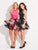 Madison James Halter Neck Floral Cocktail Dress 17-500 - 1 pc Fuchsia In Size 2 Available CCSALE