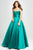 Madison James - Sleeveless Square Neck Mikado Prom Ballgown 19-107 - 1 Pc Cerise in Size 8 Available CCSALE 6 / Green