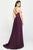 Madison James - V-Neck Sleeveless Stretch Satin A-Line Gown 19-178 - 1 pc Purple In Size 24 Available CCSALE 24 / Purple
