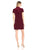 Maggy London - G2610M High Neck Suede Dress Special Occasion Dress