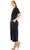 Maggy London - G3935M Short Sleeve V-Neck Capri Jumpsuit Evening Dresses