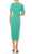 Maggy London G4077M - V-Neck Tea Length Formal Dress Special Occasion Dress