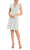 Maggy London G5197M - Ruffle Sleeve Sheath Short Dress Cocktail Dresses 10 / Horn