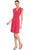Maggy London G5197M - Ruffle Sleeve Sheath Short Dress Cocktail Dresses