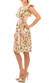 Maggy London - GSP13M Flutter Sleeve Floral Print A-Line Dress Cocktail Dresses4