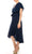 Maison Tara - 95071M Cape Sleeved Illusion Wrap Ruffle Dress Cocktail Dresses