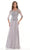 Marsoni by Colors - Beaded Bodice Formal Dress M312 Mother of the Bride Dresses 6 / Grey