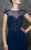 Marsoni by Colors Beaded Illusion A-Line Gown M181 - 1 pc Navy In Size 18 Available CCSALE