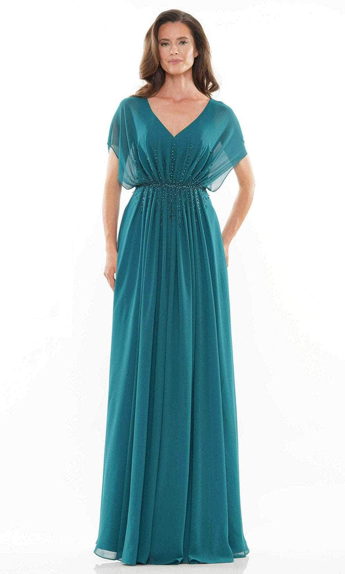 green emerald velvet dress Marsoni by Colors