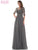 Marsoni by Colors - Embellished Scoop Evening Dress M157 - 1 pc Charcoal Grey in Size 18 Available CCSALE 18 / Charcoal Grey