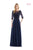 Marsoni by Colors - Embellished Scoop Evening Dress M157 - 1 pc Indigo Blue in Size 14 Available CCSALE 18 / Navy